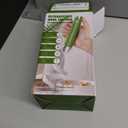 Maestri House Rechargeable Milk Frother with Stand, LunaFro Handheld Electric Foam Maker Waterproof Detachable Stainless Steel Whisk Drink Mixer Foamer for Lattes, Cappuccino (Blue)