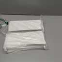 NOLITOY 25Pcs Paper Sandwich Bags Greaseproof Bakery Bags with Seal for Cookies Snacks and Durable White Kraft Paper