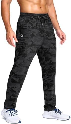 G Gradual Men's Fleece Lined Pants with Zipper Pocket Winter Warm Athletic Joggers Sweatpants for Men Workout Running Gym, Medium