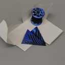 3 Packs Impossible Cone,Spiral Cone Fidget Toy Impossible Pyramid Passthrough Toy,3D Printed Spiral Cone Fidget Toy,Mini Vortex Thread Illusion Desktop Deco Souvenir Gift for Anxiety Relaxing