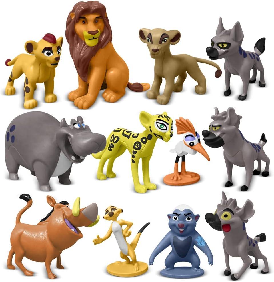 Minaso 12-Pc Mini Animal Action Figures, Collectible Toys for Kids, Perfect for Cake Toppers & Desktop Decorations
