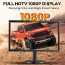 22 inch TV, Portable TV with Upgraded Antenna, HDMI/USB/AV Input | 2 in 1 Stand, Small Television for Kitchen, Home, Cars, RV, Office