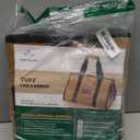 WHITEDUCK TUFF Large Firewood Carrier 21 Oz. Heavy Duty Waxed Canvas Log Carrier Holder for Fireplace, Carrying Wood Indoor & Outdoor (Tan, Rectangle (39"x18"))