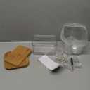 3 Pack Laundry Room Organization Storage Containers Acrylic Laundry Pod Containers and Dryer Sheet Holder with Lids and Labels for Laundry Detergent Laundry Pods Dry Sheet Organizing (2+1 Pack)