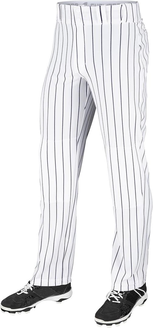 Champro Men Adult Triple Crown Pinstripe Ob Pant (Medium, White, Navy)