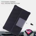 Case for Lenovo Tab Plus 11.5 Inch Android 14 Tablet 2024- Soft Silicone Shock Proof Lightweight Stand Rubber Shell Protective Cover,Kids Friendly Soft Silicone Adjustable Stand Cover,Black