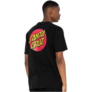 SANTA CRUZ Men's S/S T-Shirt Classic Dot Skate T-Shirt (XX-Large, Black)