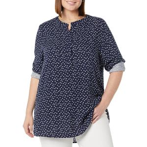 Amazon Essentials Women's Long-Sleeve Woven Blouse (Large)