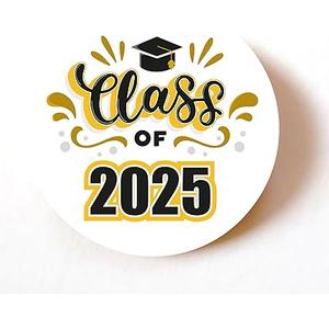 Class of 2025 Paper Labels - Adhesive Colourful Decorative Sticker - Craft Sticker