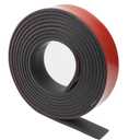 Neoprene Rubber Strips Self Adhesive Solid Rubber Sheets, Rolls & Strips for DIY Gaskets Crafts Pads Seals Warehouse Flooring Neoprene Sheet with Adhesive Backing (1" Wide x 1/8" Thick x 10' Long)