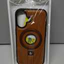 BUTAIGA for iPhone 16 Case Leather | iPhone 16 Leather Case with Stand | Compatible with MagSafe with Magnetic Ring Grip Holder (Brown, IP 16-6.1inch) : Cell Phones & Accessories