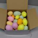 Sotiff 36 Pieces Pastel Easter Eggs Foam Easter Eggs Decorations for Basket Vase Fillers Table Setting DIY Wreath Garland Spring Party Favors Home Centerpiece Decor