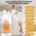 LIONROGE 27L Upgrade Foldable Towel Warmer for Bathroom with Handle- Heated Towel Warmers Bucket with Time Setting, Auto Shut Off,Fits Up to Two 40"X70" Oversized Towels, Bathrobes, Blankets