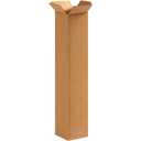 BOX USA Shipping Boxes Small 4"L x 4"W x 20"H 25-Pack, Cardboard Box for Shipping, Moving, Mailing, Packing, Packaging and Storage