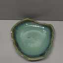 Ceramic Decorative Dish for Kitchen Counter,12'' Large Decorative Bowl, Key Bowl for Entryway Table, Modern Centerpiece Decor Dish for Home Decor Accents.(GREEN)