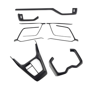 HIGH FLYING for Toyota RAV4 2020 2021 2022 2023 2024 2025 Car Accessories Interior Trim Center Console Decorative Strip Cover Trim Matte Black (Kit of 9PCS)