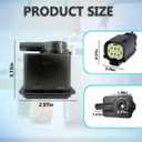 W11542867 Ice Maker Recirculation Pump | Compatible with Whirlpool Kenmore Jenn-Air | Models KUIX535HPS00 KUIX505ESS1 KUIC15POZP1 KUID308HPS01 | Replaces W11176264 W10747426 W11325175