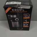 KRUPS Precision Burr Coffee Grinder: 12 Settings, 8 oz Capacity for Drip, French Press, Espresso, Pour Over, Cold Brew - Stainless Steel, 110W, Auto-Stop, Easy Clean - Coffee Grinders for Home Use