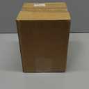 Handmade Black Terracotta Vase, 8.2" Tall with 4 Ears, Wide Mouth Ceramic Vases, Vintage Farmhouse Vase, Rustic Antique Matte Finish Decor Vases for Home, Living Room