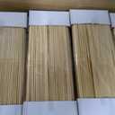Prestee 100 Pack Bamboo Skewers for Crafts, Grilling BBQ, Kabobs, 12-Inch Brown - Wooden Skewers 12 Inch, Bamboo Skewers 12 Inch, Skewers for Kabobs, Skewer Sticks Variety Size, Wood Skewers