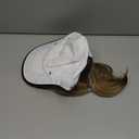 Lansigreen Quick Dry Hat with Hair Extensions Sun Protection Hat Wig Lightweight Outdoor Baseball Cap Attached 13" Short Straight Hairpiece Synthetic for Women Ash Blonde Mix Light Brown