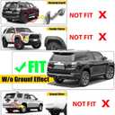 XUKEY 4PCS Mud Flaps Splash Guard for Toyota 4Runner 2010-2024 Mudguards Mudflaps Fender Tire Protector Rear Front Car Accessories Replacement