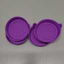 SINGARO Car Cup Holder Coaster, Silicone Cup Holder Insert, Universal Non-Slip Cup Holders, Car Accessories Interior for Women and Man 4 Pack Purple