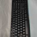 Logitech K270 Wireless Keyboard for Windows, 2.4 GHz Wireless, Full-Size, Number Pad, 8 Multimedia Keys, 2-Year Battery Life, Compatible with PC, Laptop, Black (1 Pack)