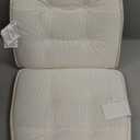 Non-Slip Chair Cushions, Assembled in USA, U-Shaped Skid-Proof Seat Pads for Dining Room, Kitchen, Office, 15"x16" (8 Pack, Solid Ivory)