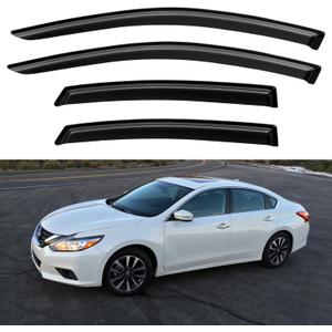 Window Visors Rain Guards Shield for 2013-2018 Nissan Altima, Out-Channel Window Vent Wind Deflectors Visors Shades for 13-18 Altima
