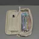 Four Candies 42PCS Aesthetic School Supplies, Mechanical Pencil Set 0.5mm, 0.7mm, 0.9mm, 2.0mm with 696 Lead Refills, Pastel Mechanical Pencils for Writing, Drawing & Drafting (Cream)