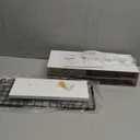 QEEIG ‎Bathroom Shelves Over Toilet - Paper Storage Wall Mounted Farmhouse Decor Decorations Aesthetic Décor Sign Small Floating Shelf 2+1 Set 16 inch, White (020WW)