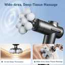 AxBerry Massage Gun Deep Tissue, Body Massager, Percussion Massage Gun, Handheld Massage Gun for Back Shoulder Muscle Pain Relief, Portable Quiet Professional Muscle Gun Mini Massager