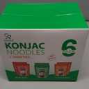 Soeos Konjac Noodles, Shirataki Noodle, Low Calorie, Low Carb, Keto and Paleo Friendly, 3 Variety Noodles, Fettuccine, Angel Hair, Spaghetti, 8.8 oz (250 g)*6 Exp 12/19/26