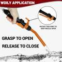 Battery Operated Gas Pump with Nozzle - Battery Powered Gasoline Transfer Pump With 3 FT Long Hose 2.2 GPM Transfer Pump For Water Kerosene Gas Can Hand Fuel Pump