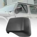 Priprilod Left Mirror Cover Cap Trim Compatible With Jeep Wrangler JL Gladiator 2018-2023 Side Door Rearview Mirror Cover (Left side) 68361961AA