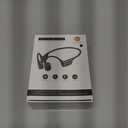 Soft Liquid Silicone Bone Conduction Swimming Headphones Underwater, IPX8 Waterproof Earbuds, Open Ear Swim Headphone with Skin-Friendly Silicone/ Built-in 32G MP3-Player Earphones for Swimming-Black