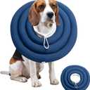 Soft Dog Cones, Recovery Dog Donut Collar After Surgery- Cone of Shame Alternative, Pet Elizabethan E-Collar Anti-Bite Lick Wound Healing Adjustable for Small Large Medium Dogs, 2XL