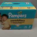 Pampers Swaddlers Diapers, Size 7 (26-50 lbs), 70 Count, Absorbent, Keeps Baby Dry and Comfortable, Skin Safe Disposable Baby Diaper 
