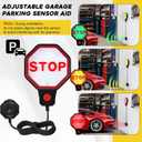 Strdfeve Garage Parking Sensor for Cars Adjustable LED Parking Aid with Red/Yellow/Green Indicator, 6"6 ft Stop Distance