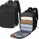 Amazon.com: WEPLAN United Airlines Approved Personal Item Travel Bag, Under seat 20L Carry on Backpack, 402025CM Cabin Luggage Bag, Mochila deviaje, Frontier Airlines Personal Item Bags, Black : Electronics