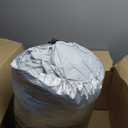 KEYOOG Truck Pickup Car Cover, 6-layer All-weather Waterproof, Heavy Outdoor Car Cover, Universal in All Seasons, Snow Protection, Acid Rainproof, Sunscreen, UV Protection, length Up to 220 "- Silvery (Green reflective strip)