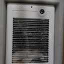Electric Wall Heater Complete Unit with Thermostat, Model CSC101TW, 1000 Watt, 120 Volt, White