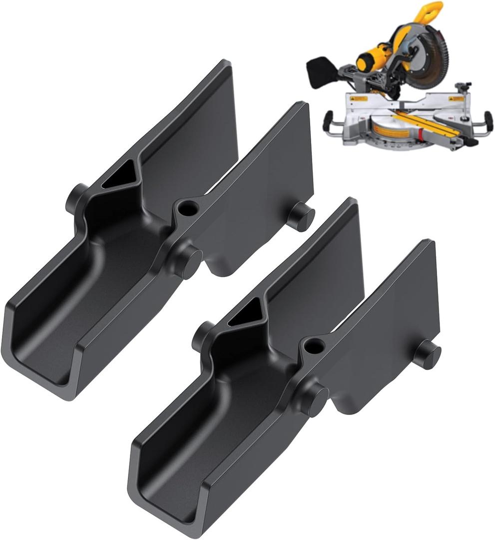 Miter Saw Dust Deflector NA033407, 2-Pack Dust Collection Adapter Replacement for DWS779 DWS780 DWS779R DWS780-B2, Durable Dust Port for Improved Dust Management