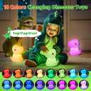 OneFire Dinosaur Toys for Kids 3-5,16 Colors+Silicone+Dimmable+12 Hr Use Night Light for Kids Night Light,Toys for 3-8 Year Old Boy,Toddler Birthday Gift,Dinosaur Room Decor for Boys,Girl,Baby,Toddler