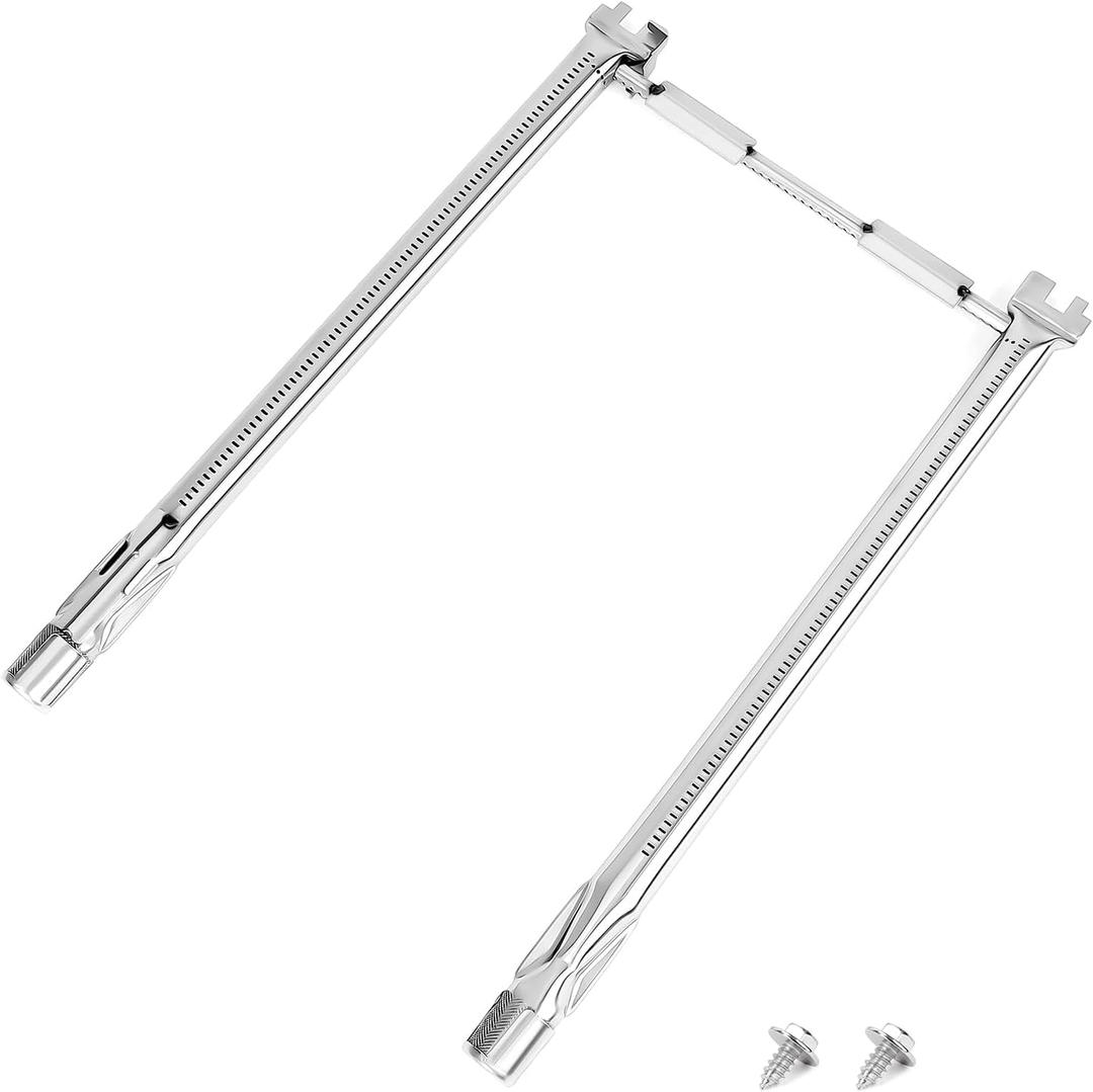 69785 18"Grill Burner for Weber Spirit I & II & GS4 Spirit II 200 Series, Spirit E-210, E-220, Spirit S-210, S-220 Gas Grills with Up Front Control, 304 Stainless Steel for Weber Spirit Grill Parts