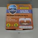 Flea Traps for Inside Your Home 2 Packs, Flea Trap Indoor Pest Control Insect Killer Odorless Natural Insect Infestation Treatment Trap for Kid Pet