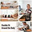 24 x 12 Red Light Therapy Belt for Body, 660nm & 850nm Infrared Wrap with 3 Modes, 5 Intensity Levels, 1090 Min Timer, Adjustable LED Light for Muscle Relaxation & Wellness