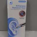 High-Definition Ear Wax Removal, Wireless Ear Cleaner, Safe and Gentle Ear Wax Removal Kit, Rechargeable Ear Cleaner with Camera and Light, Ear Cleaning Kit for Android and iOS (Black)