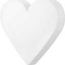 Heart Foam Heart Cake Dummy 12 Inch Baking Practice Model for Valentines Day Wedding Display Birthday Anniversary Cake Decorating